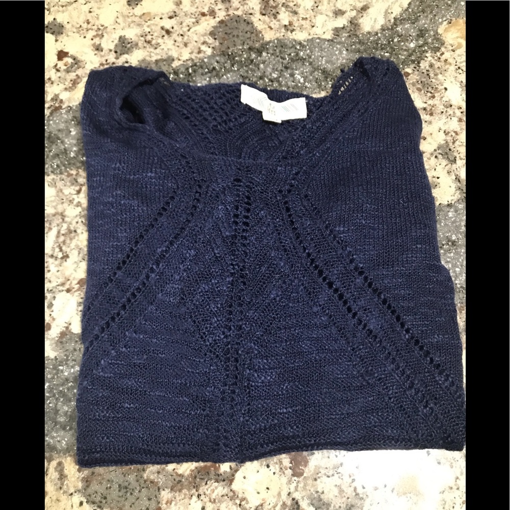 Pink Rose Boutique Brand Navy Sweater. Sz. M